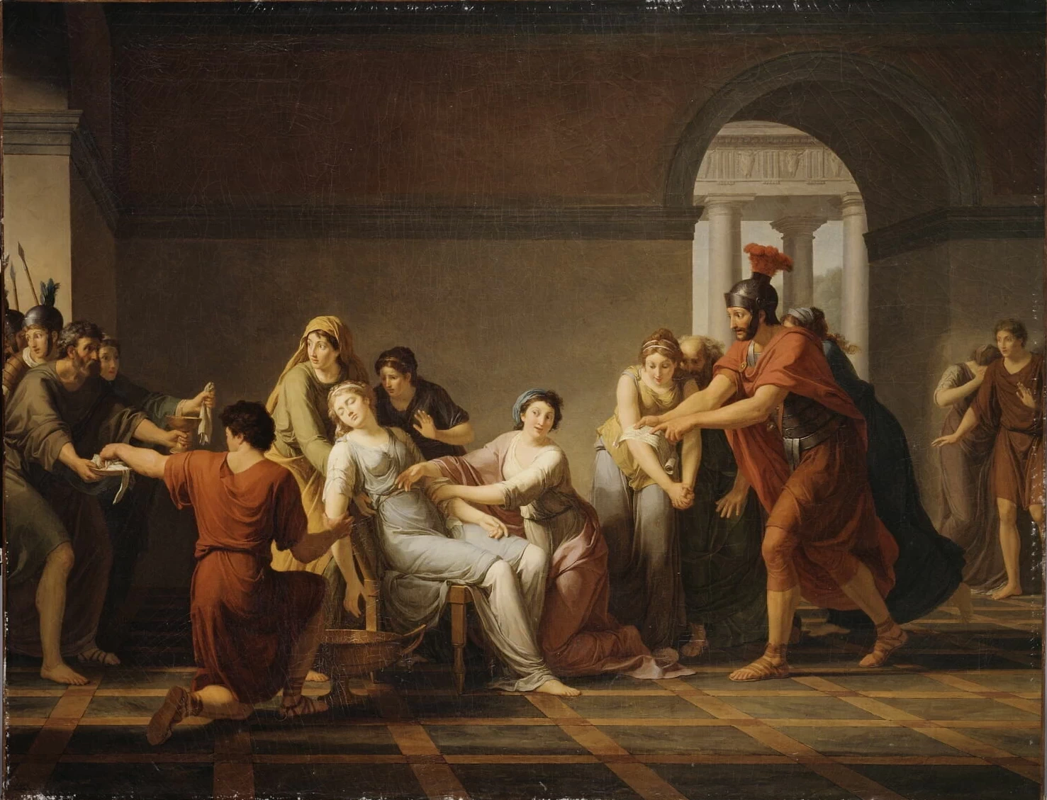 Paolina, moglie di Seneca, richiamata in vita - Museo del Louvre, Parigi